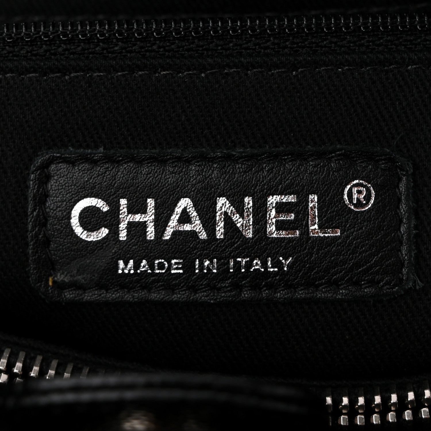 Chanel Soft Caviar CC Medium Top Handle Tote Black 6 of 10