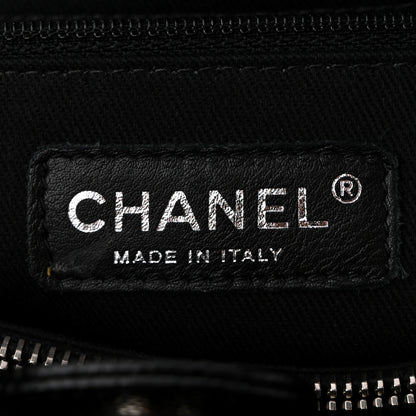 Chanel Soft Caviar CC Medium Top Handle Tote Black 6 of 10
