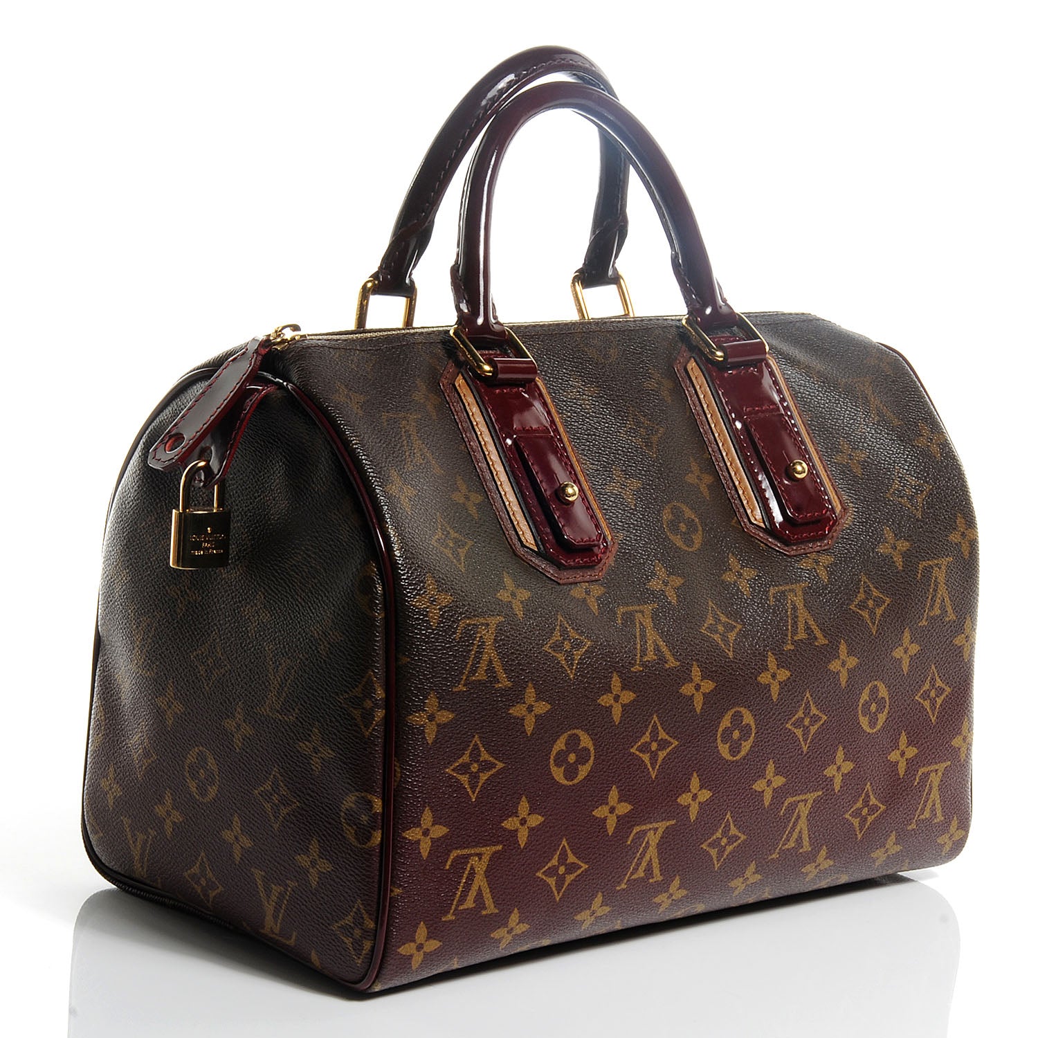 Louis Vuitton Monogram Mirage Speedy 30 Bordeaux 3 of 9