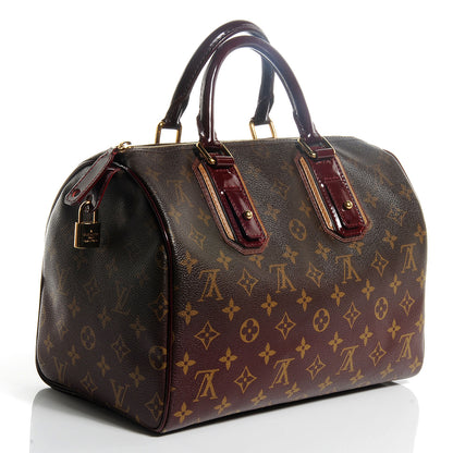 Louis Vuitton Monogram Mirage Speedy 30 Bordeaux 3 of 9