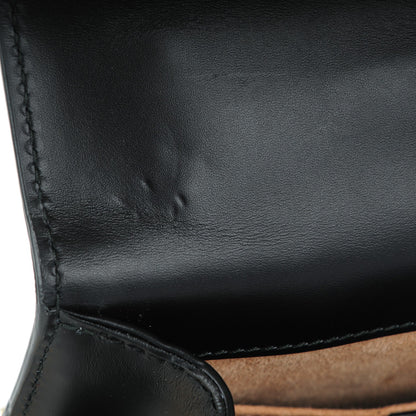 Gucci Calfskin Mini Sylvie Chain Shoulder Bag Black 7 of 7