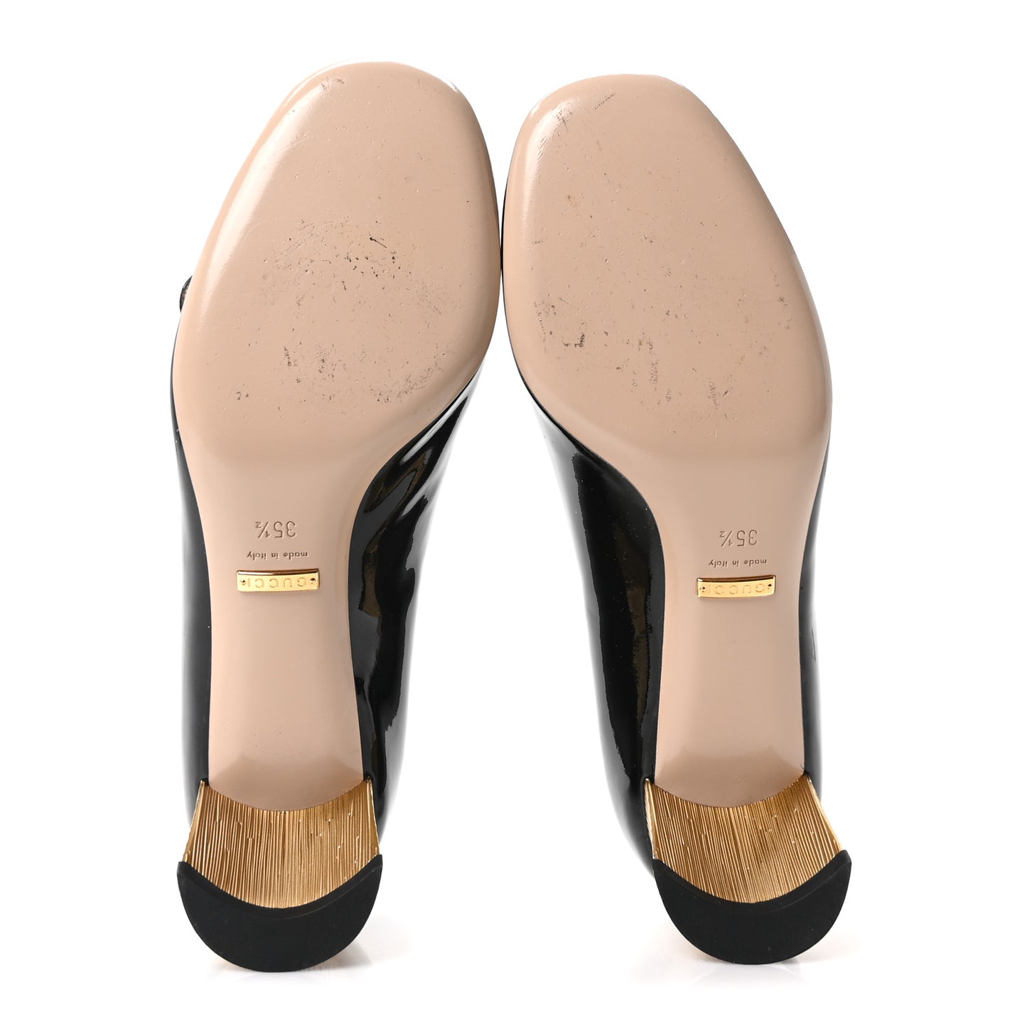 Vernice Crystal Pearl Embellished Mary Jane Pumps 35.5 Black