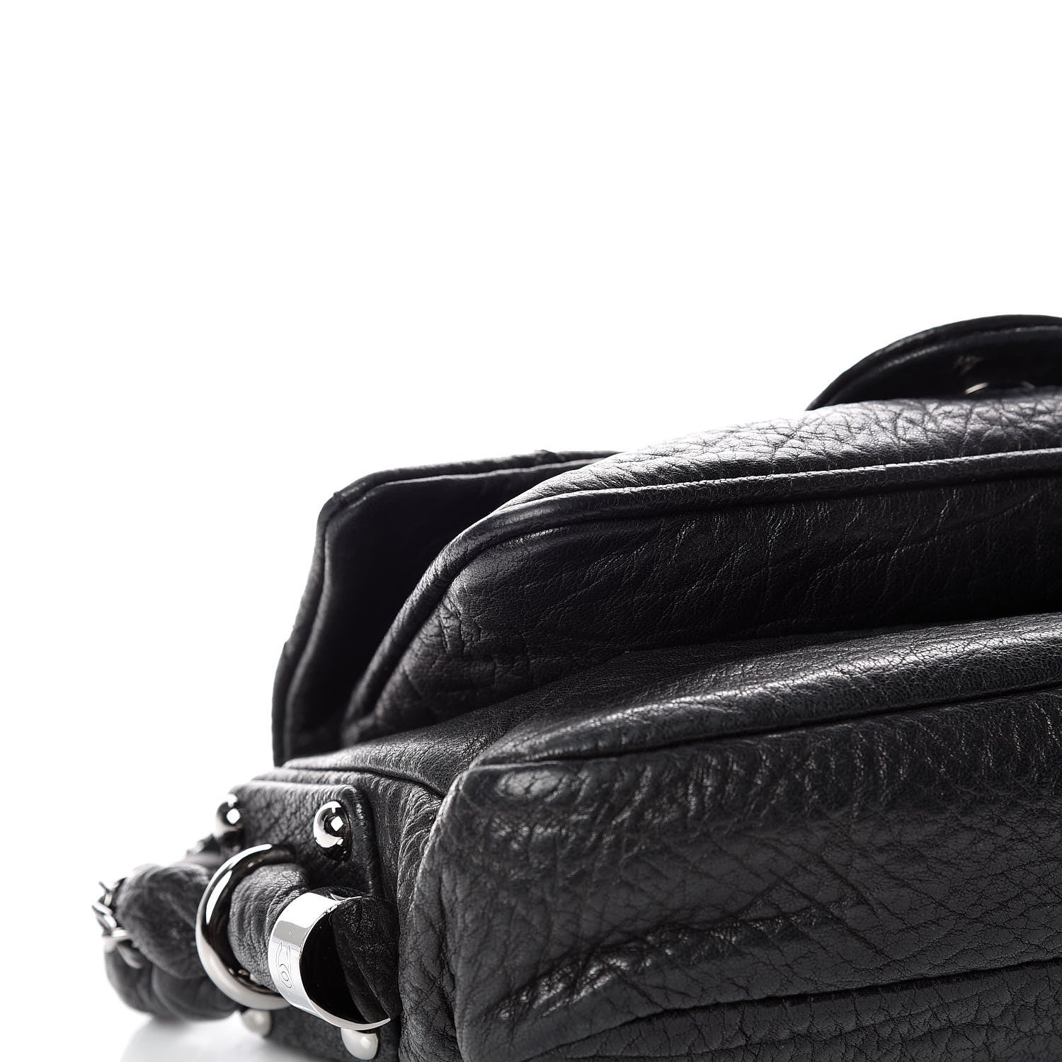 Chanel Distressed Lambskin Small Lady Braid Flap Black 11 of 13