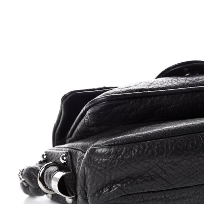 Chanel Distressed Lambskin Small Lady Braid Flap Black 11 of 13