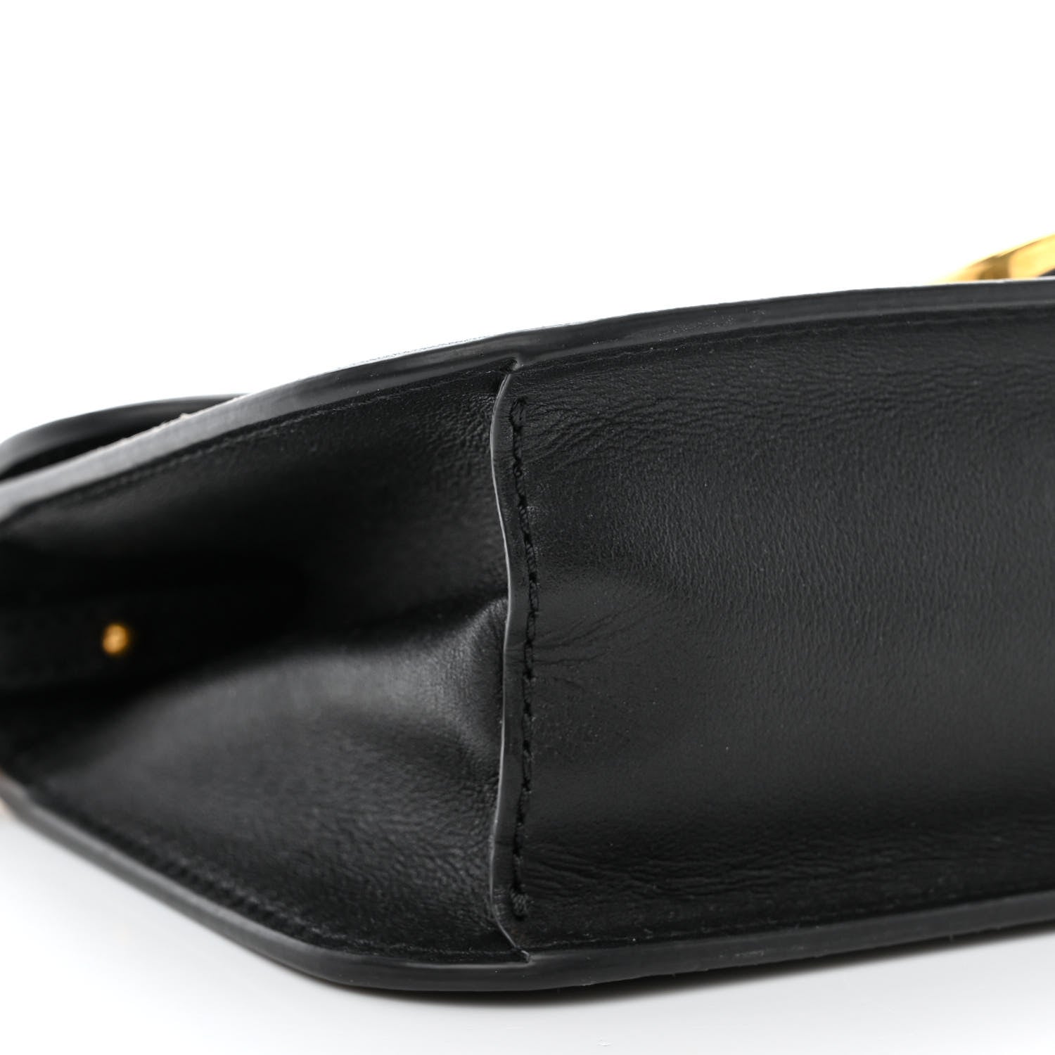 Valentino Garavani Calfskin Vlogo Loco Shoulder Bag Black 10 of 13