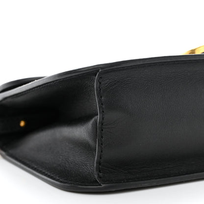 Valentino Garavani Calfskin Vlogo Loco Shoulder Bag Black 10 of 13