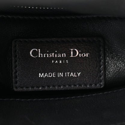 Christian Dior Goatskin Sequin Embroidered Mini Lady Dior Black 6 of 9