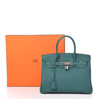 Hermes Togo Birkin 30 Malachite 11 of 11