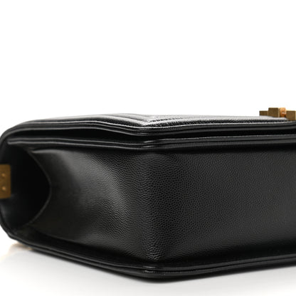 Chanel Caviar Quilted New Medium Boy Flap Black 8 of 10