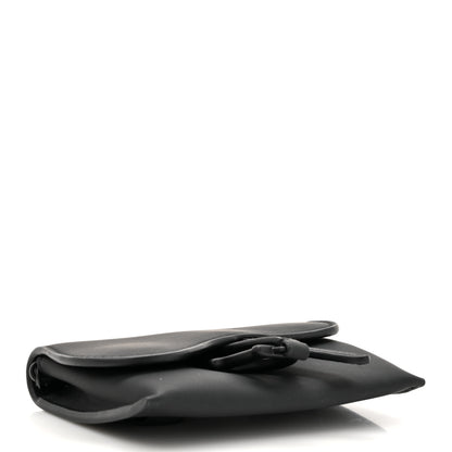 Christian Dior Ultra Matte Calfskin Nano Saddle Chain Pouch Black 3 of 10