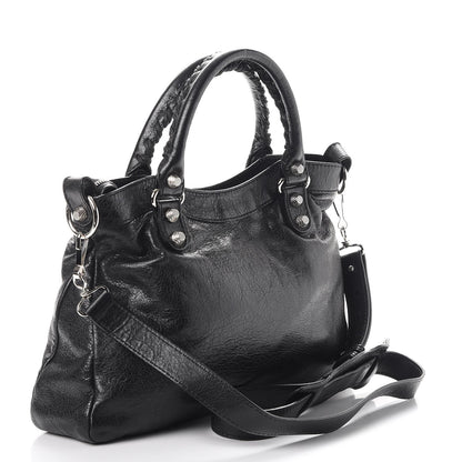 Balenciaga Agneau Giant 12 Silver Hardware Town Black 4 of 8