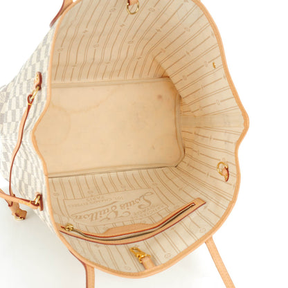 Louis Vuitton Damier Azur Neverfull MM 5 of 7