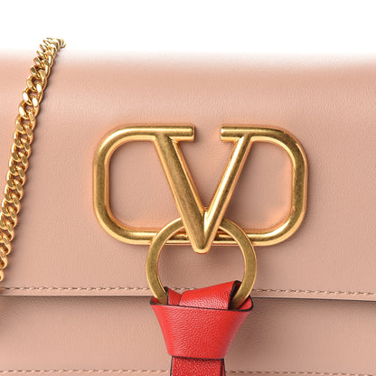 Valentino Garavani Smooth Calfskin Mini VRing Crossbody Bag Rose Cannelle 8 of 10