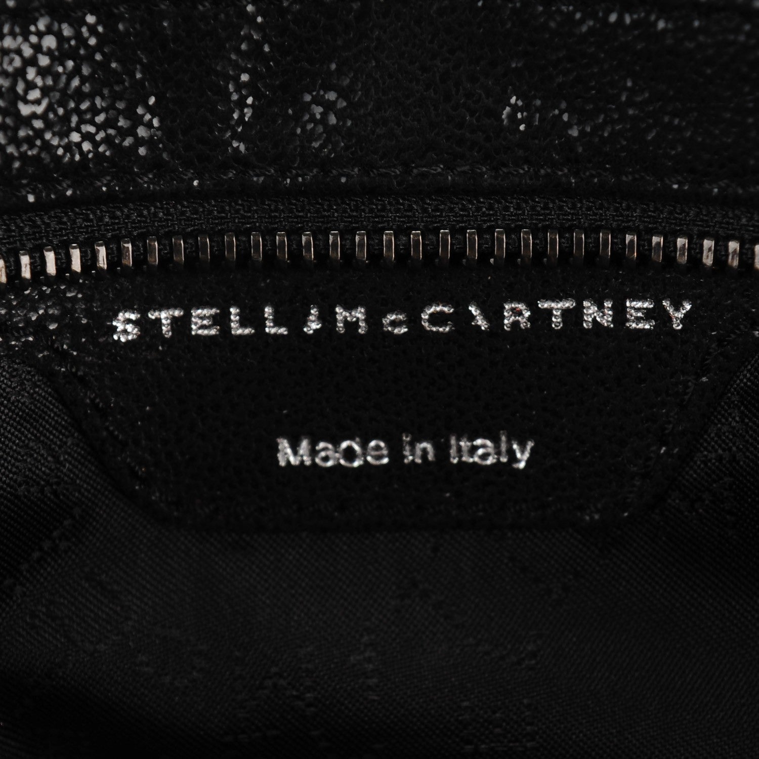 Stella McCartney Shaggy Deer Embellished Falabella Fold Over Clutch Black 9 of 11
