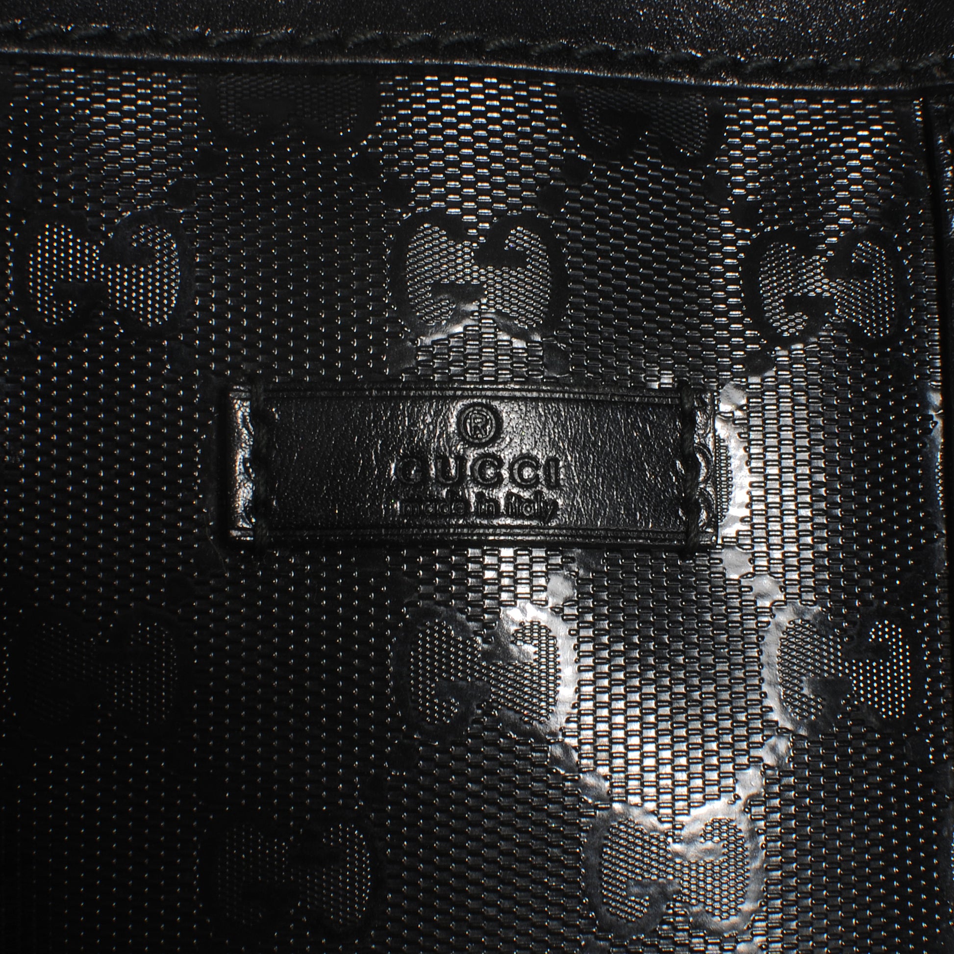 Gucci Imprime Monogram Medium Joy Stud Boston Black 6 of 9