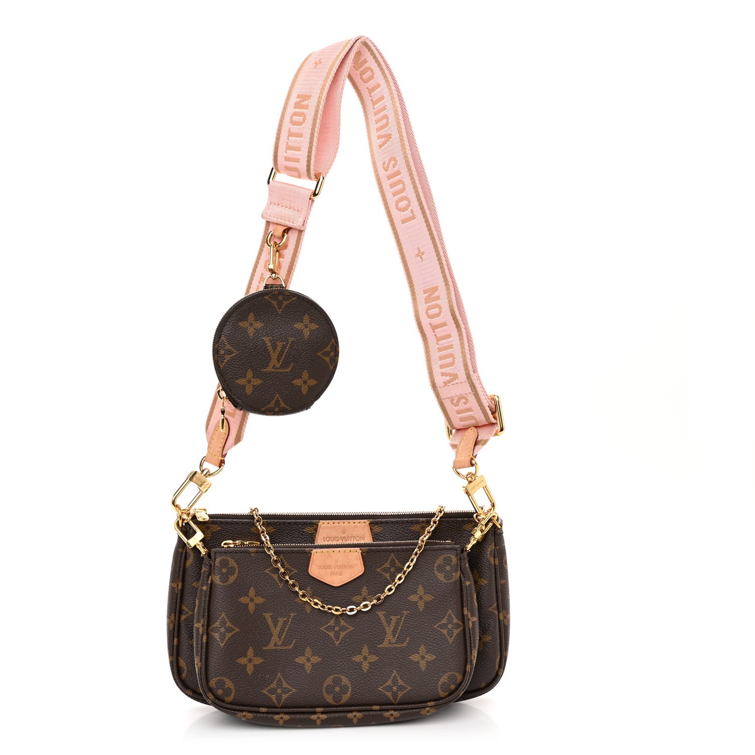 Louis Vuitton Monogram Multi Pochette Accessories Rose Clair 1 of 11