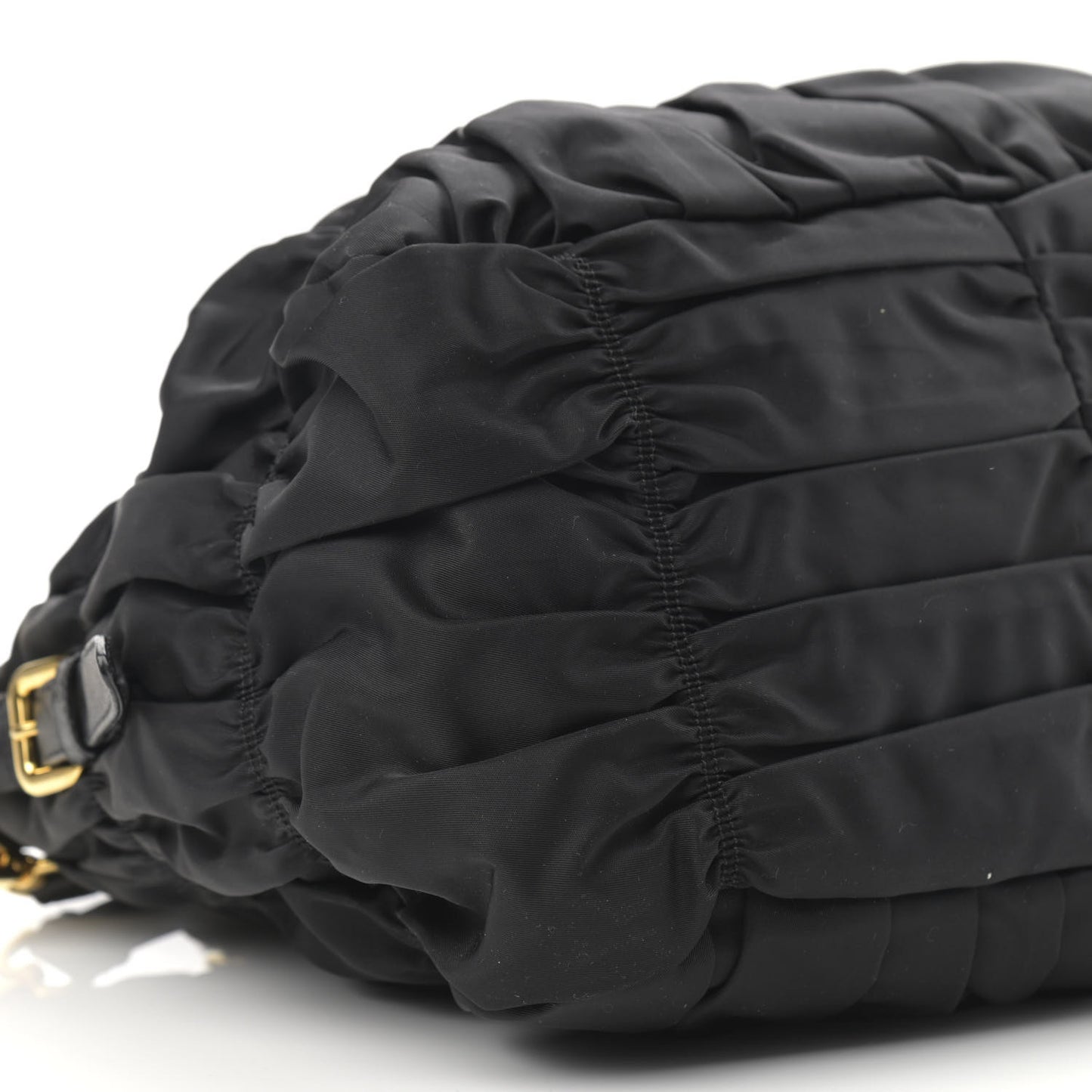 Tessuto Nylon Gaufre Tote Black