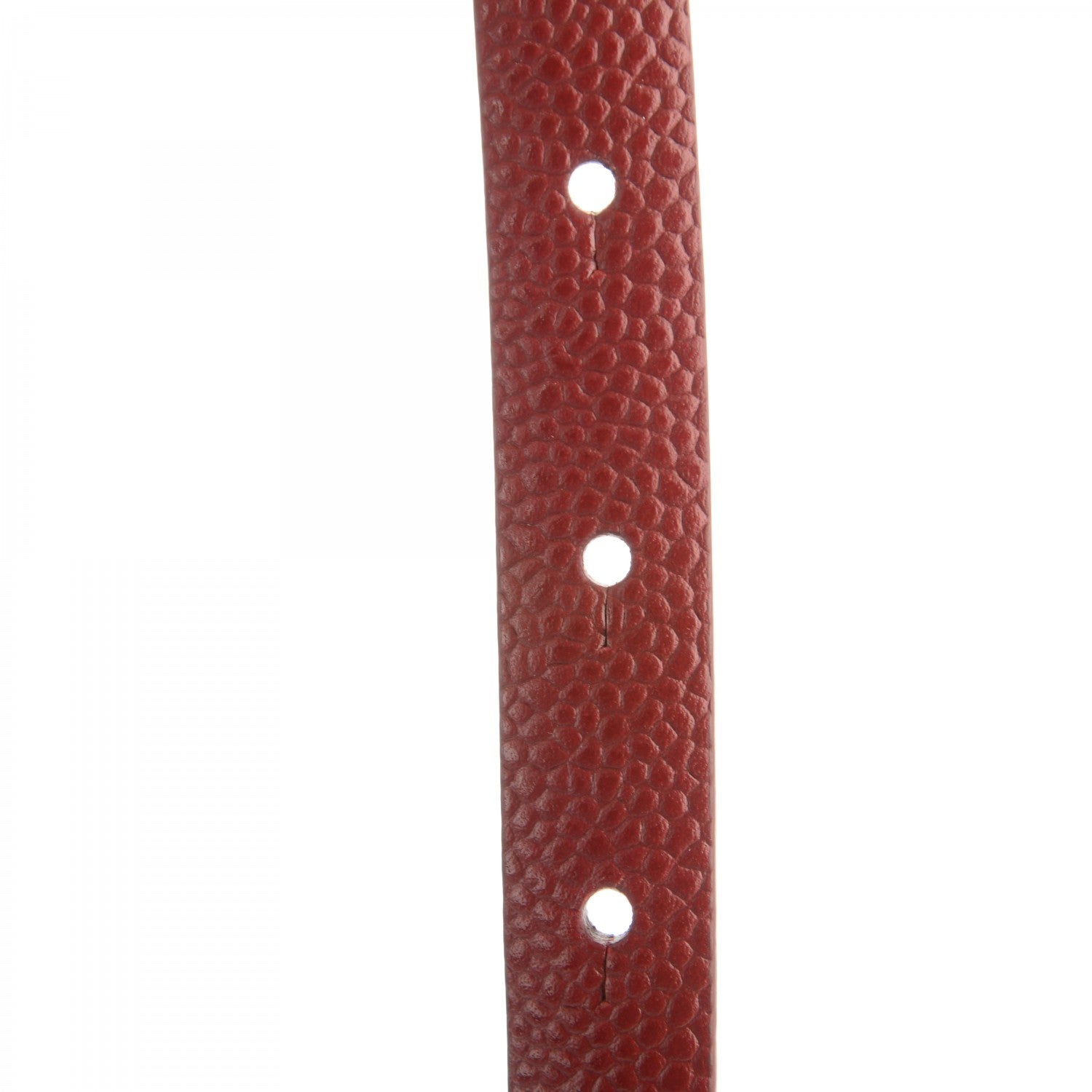 Chanel Caviar CC Logo Skinny Belt 95 38 Dark Red 4 of 8