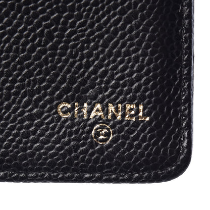 Chanel Caviar Quilted Large Flap Wallet Black 7 of 9