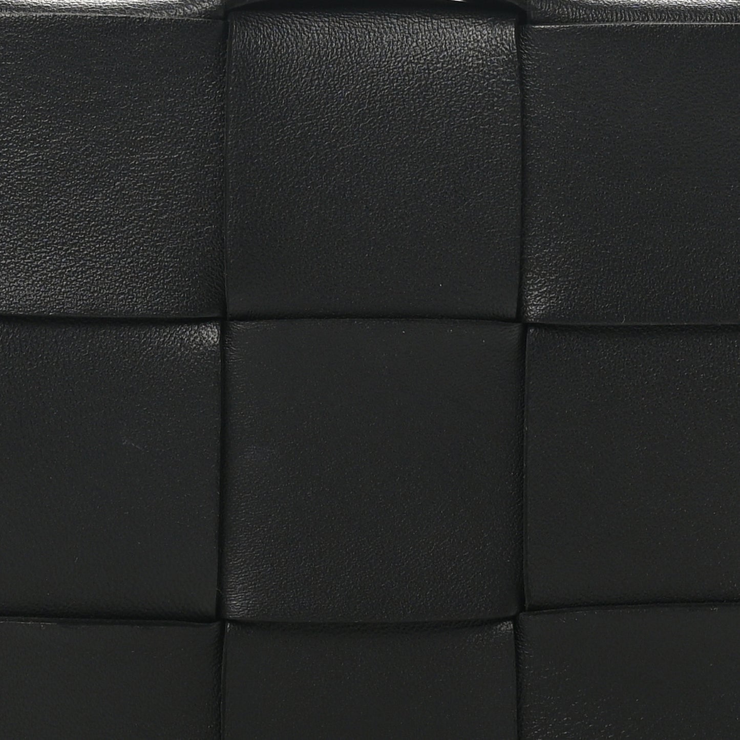 Lambskin Maxi Intrecciato Cassette Crossbody Bag Black