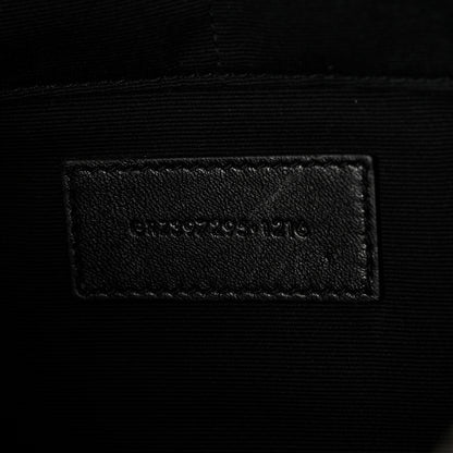 Saint Laurent Calfskin Star Rider iPad Pouch Argento 7 of 9