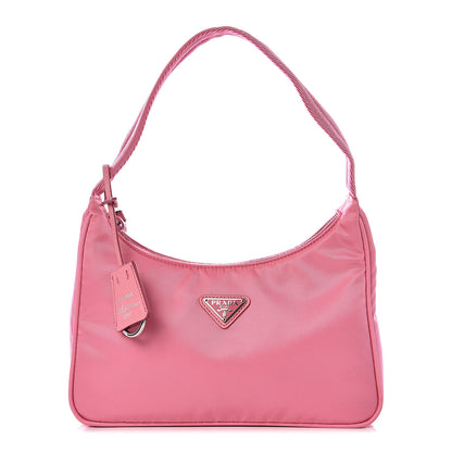 Prada Tessuto Nylon Mini Re-Edition 2000 Bag Begonia 1 of 8