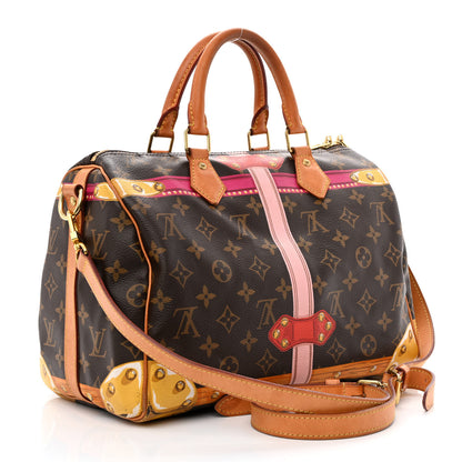 Louis Vuitton Monogram Summer Trunks Speedy Bandouliere 30 3 of 11