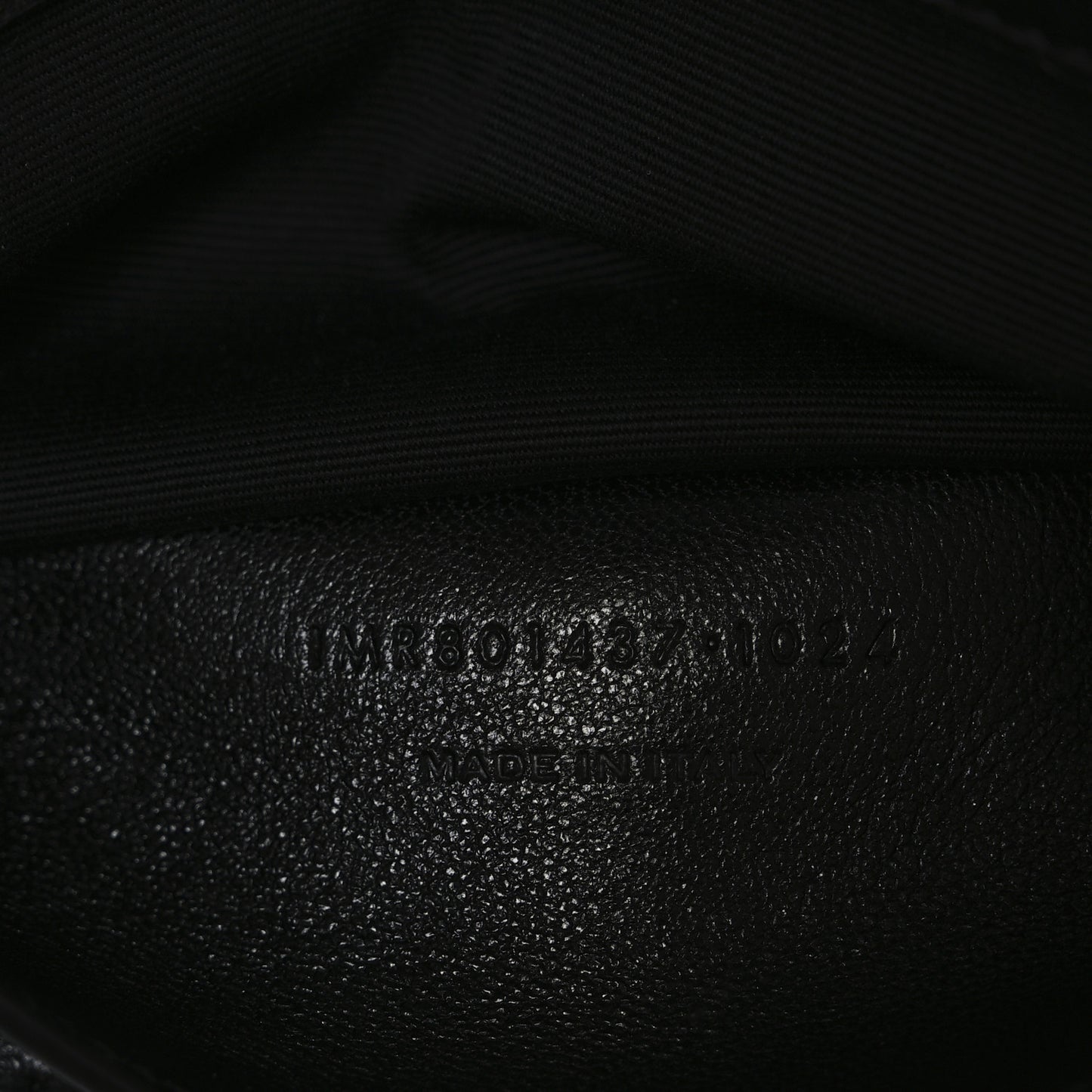 Lambskin Chevron Quilted Small Loulou Bag Black