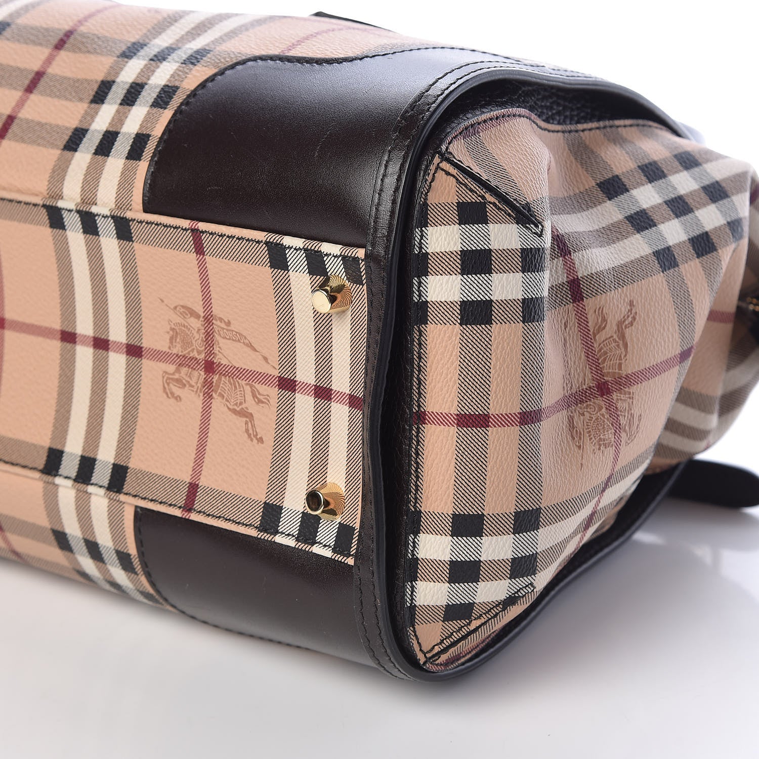 Burberry Haymarket Check Small Gladstone Chocolate 11 of 13
