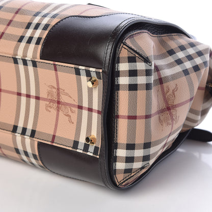 Burberry Haymarket Check Small Gladstone Chocolate 11 of 13
