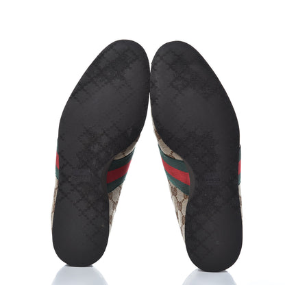 Gucci GG Monogram Suede Vintage Web Womens Sneakers 38 Dark Chestnut 5 of 11