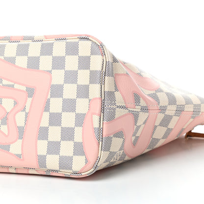 Louis Vuitton Damier Azur Tahitienne Neverfull MM 11 of 14