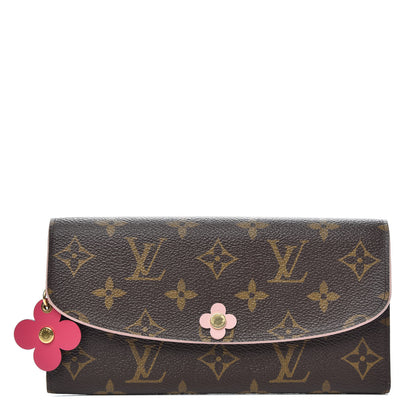 Louis Vuitton Monogram Bloom Flower Emilie Wallet 1 of 7