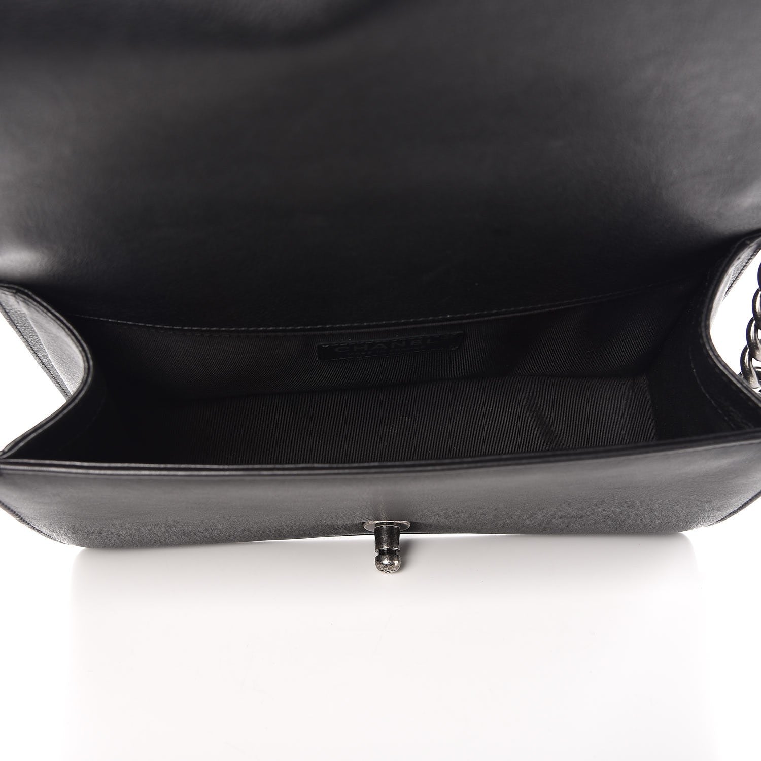 Chanel Calfskin Quilted Medium Boy Flap Black 5 of 8