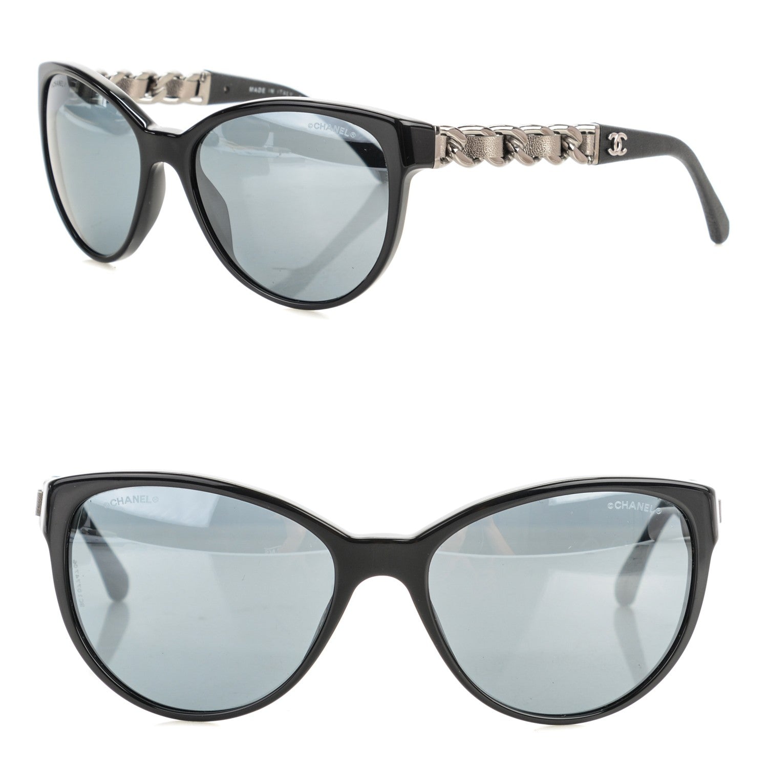 Chanel CC Chain Sunglasses 5215Q Black 1 of 4