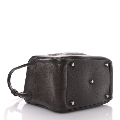 Hermes Taurillon Clemence Lindy 30 Chocolate 4 of 12