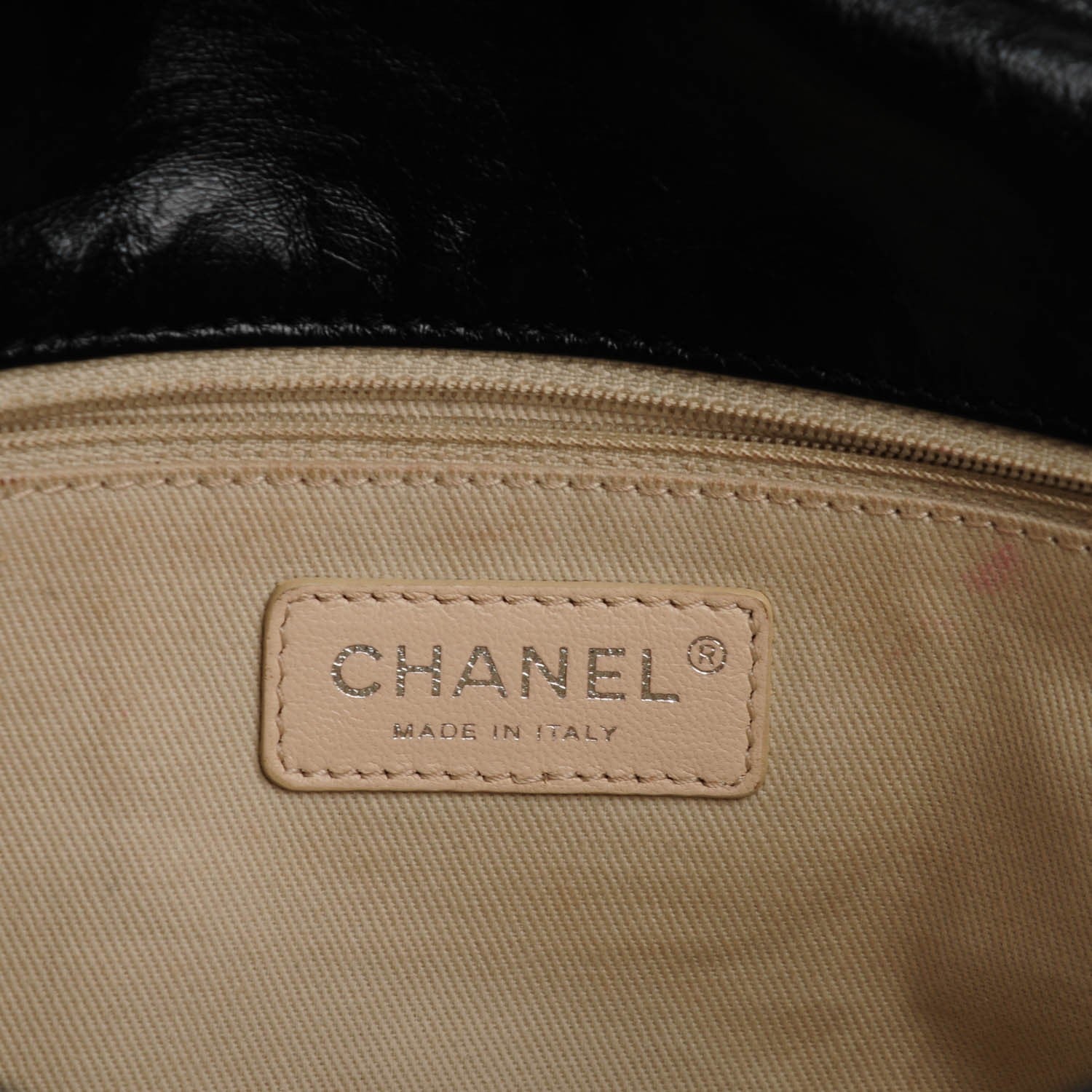 Chanel Glazed Goatskin Double Stitch Flap Black 6 of 7
