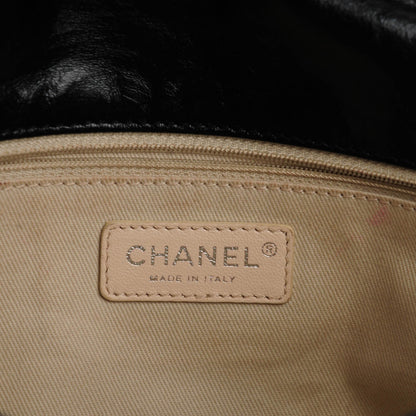 Chanel Glazed Goatskin Double Stitch Flap Black 6 of 7