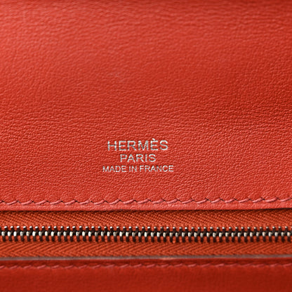 Hermes Evercolor Swift 24/24 29 Brique Rouge H Rouge Piment Bleu Frida 6 of 12