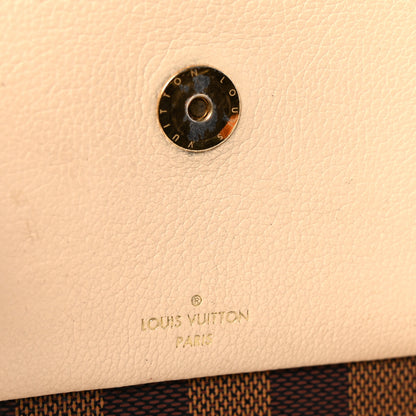 Louis Vuitton Damier Ebene Vavin Chain Wallet Creme 6 of 10