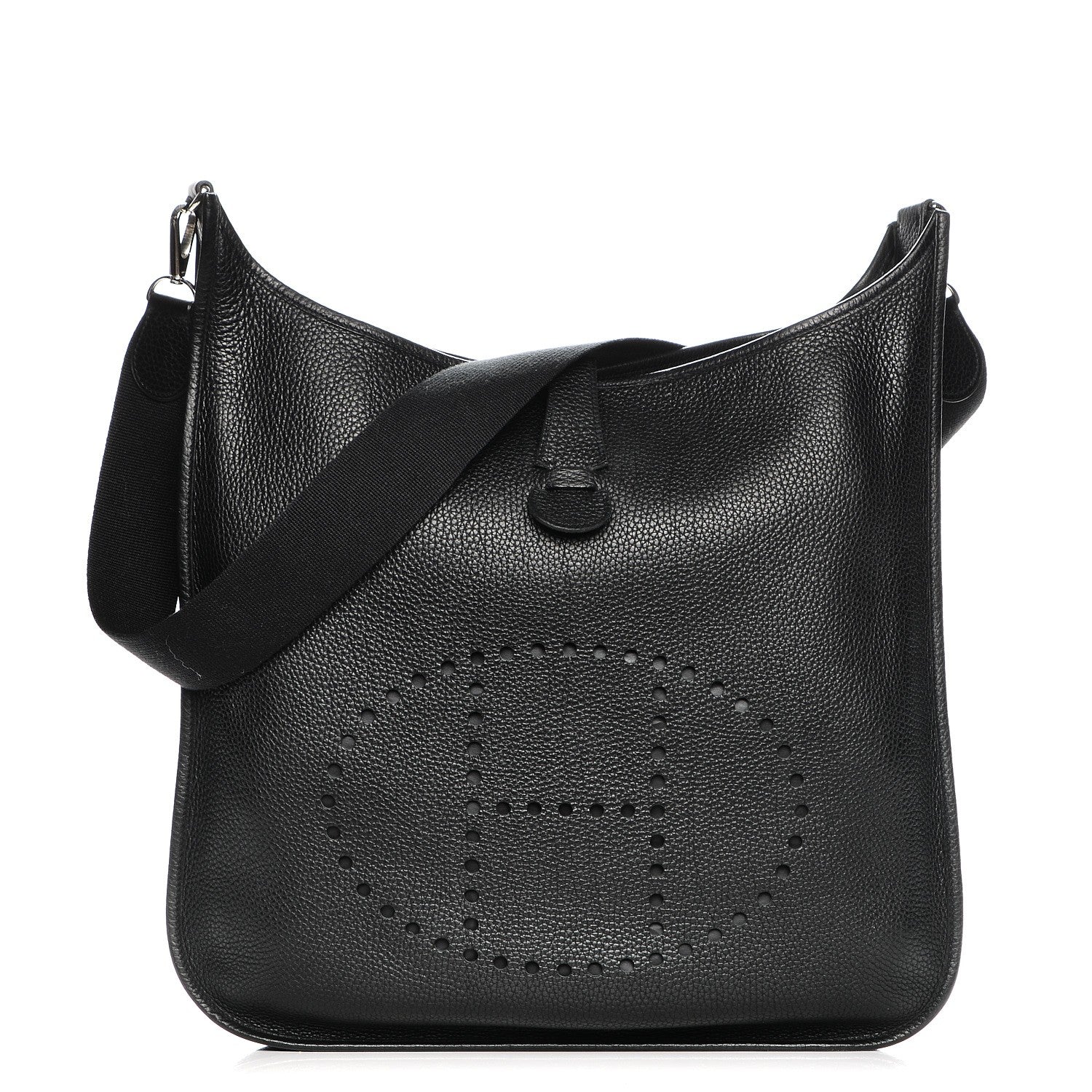 Hermes Taurillon Clemence Evelyne II TGM Black 1 of 7