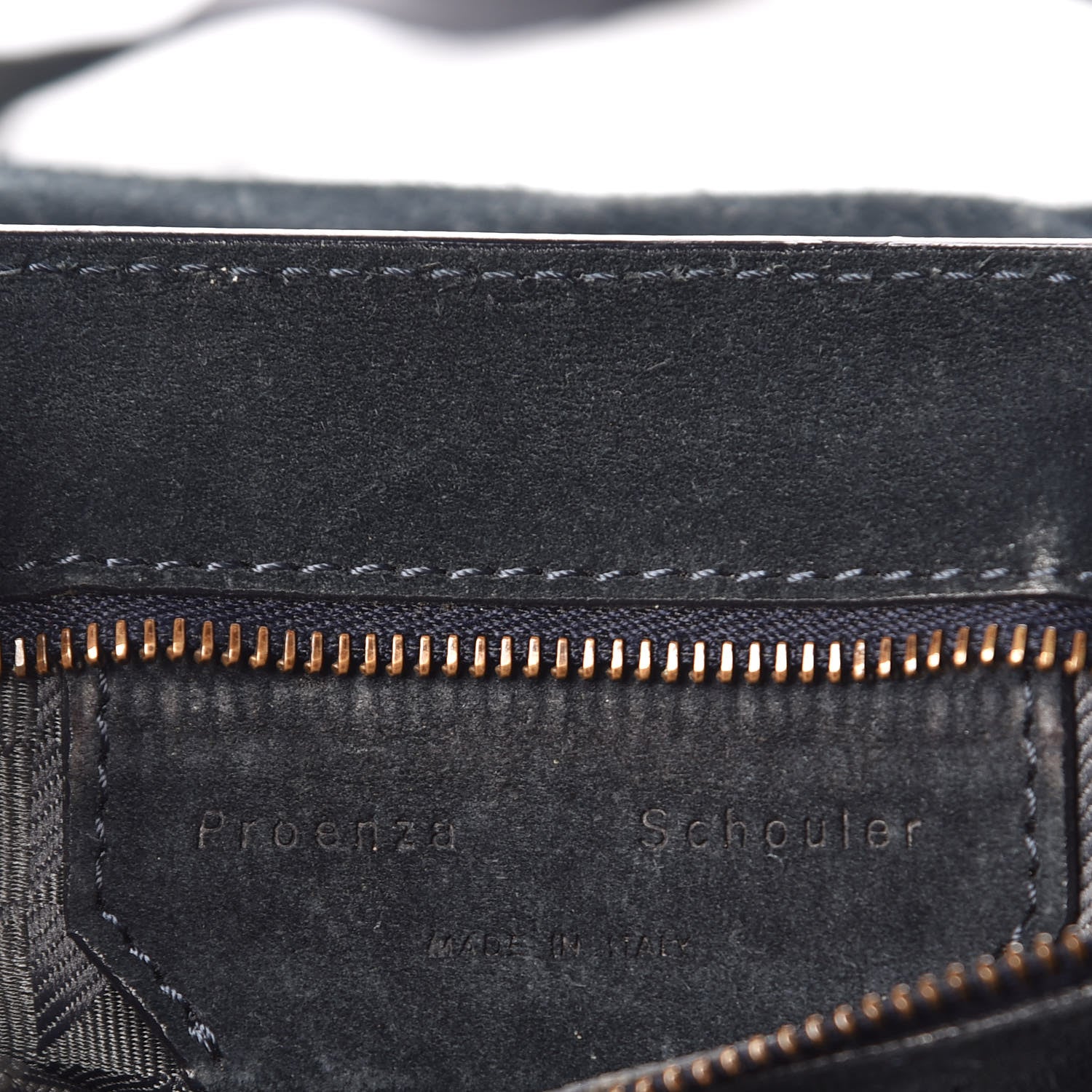 Proenza Schouler Suede Tiny PS1 Satchel Navy 7 of 17