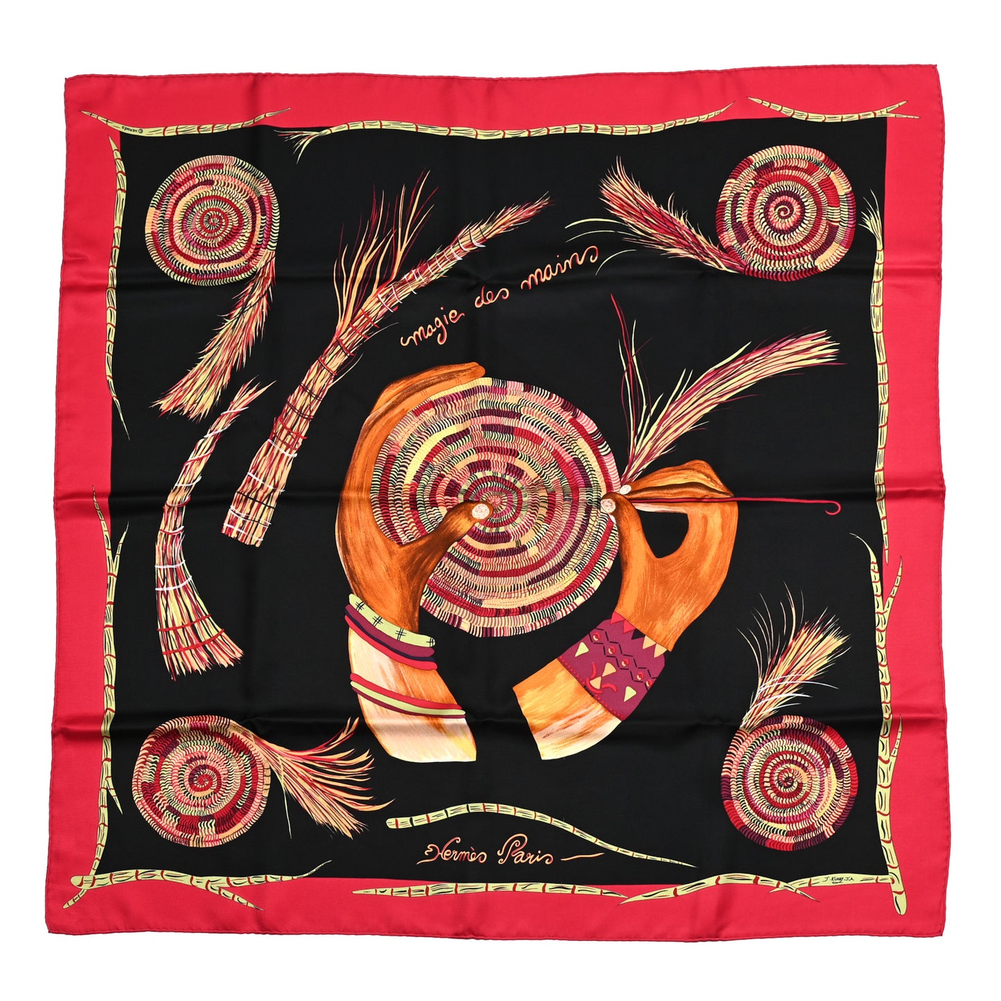 Silk Magie Des Mains Scarf 90