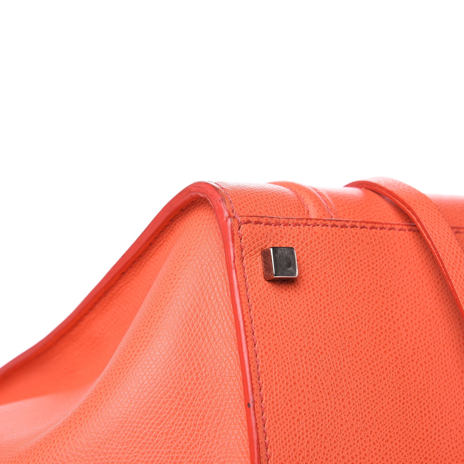 Celine Grained Calfskin Medium Phantom Luggage Coral 8 of 17