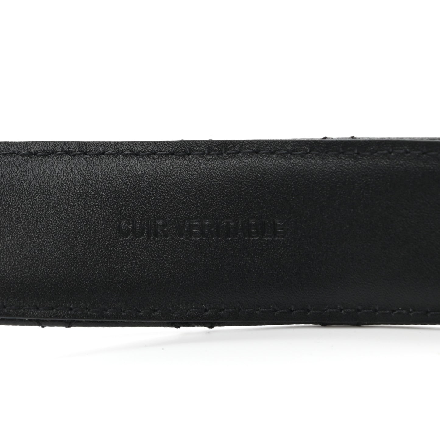 Caviar Quilted CC Chain Belt 85 34 Black