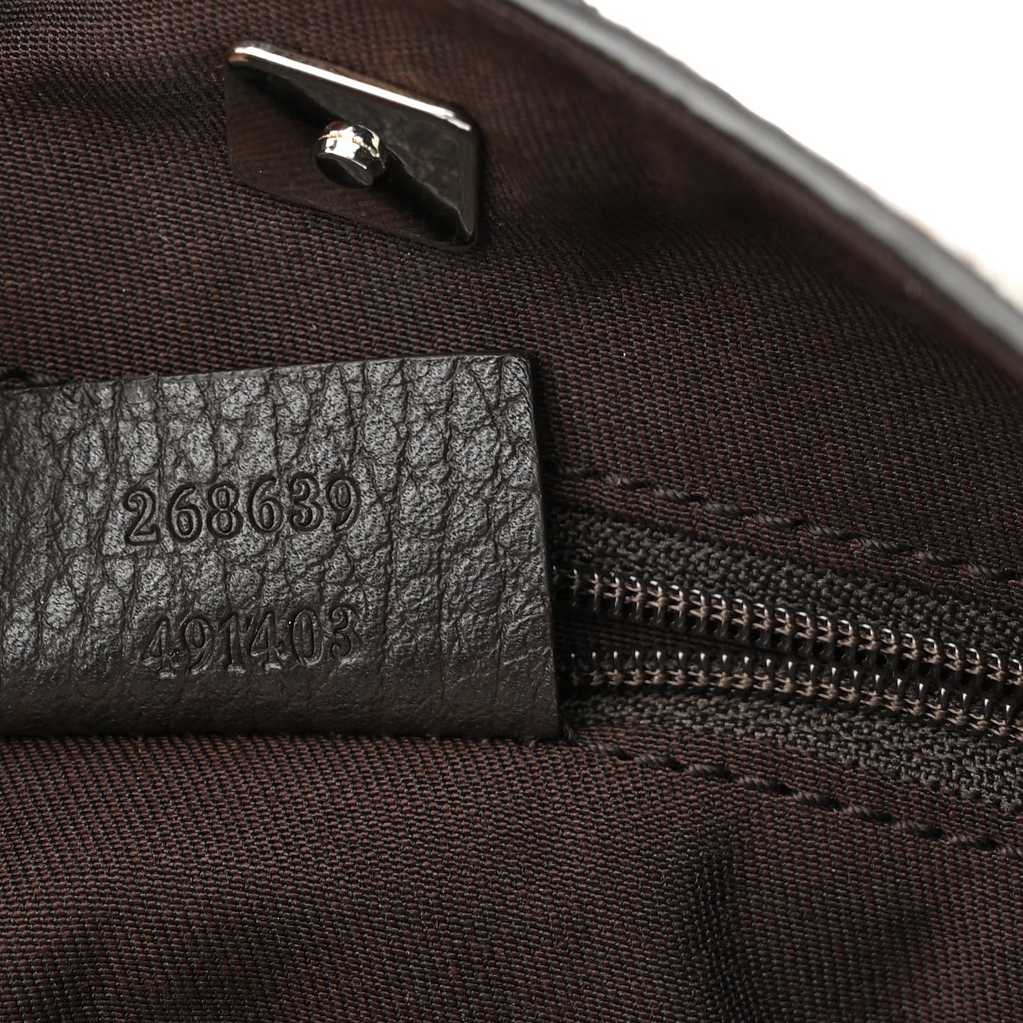 Monogram Abbey D Ring Tote Dark Brown