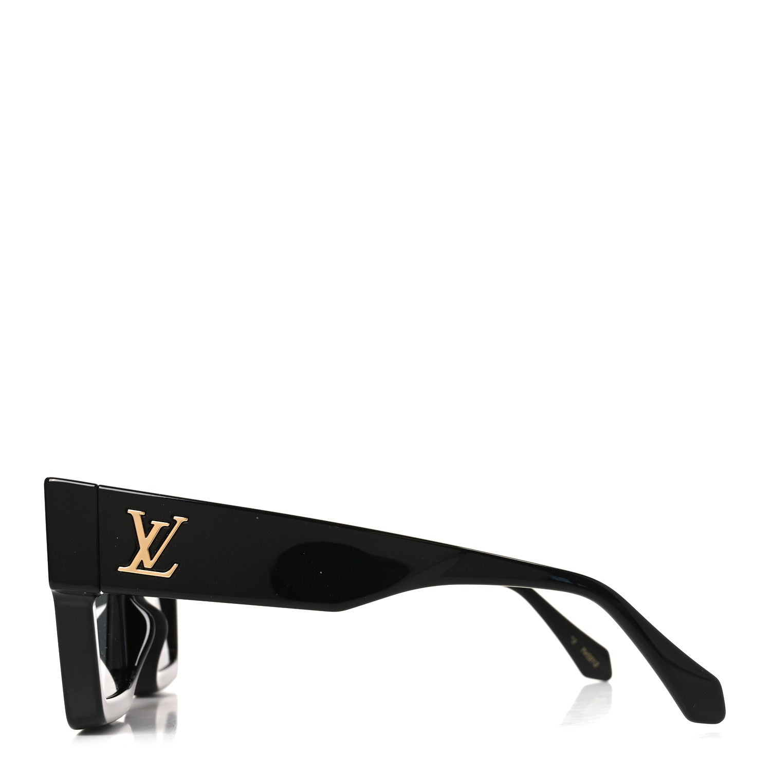 Louis Vuitton Acetate Swarovski Crystal Cyclone Sunglasses Z1578W Black 2 of 6