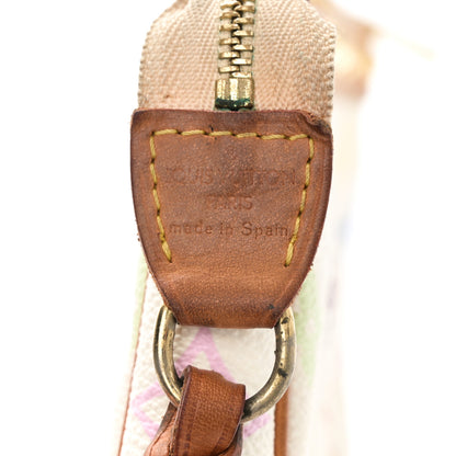 Louis Vuitton Monogram Multicolor Pochette Accessories White 6 of 9