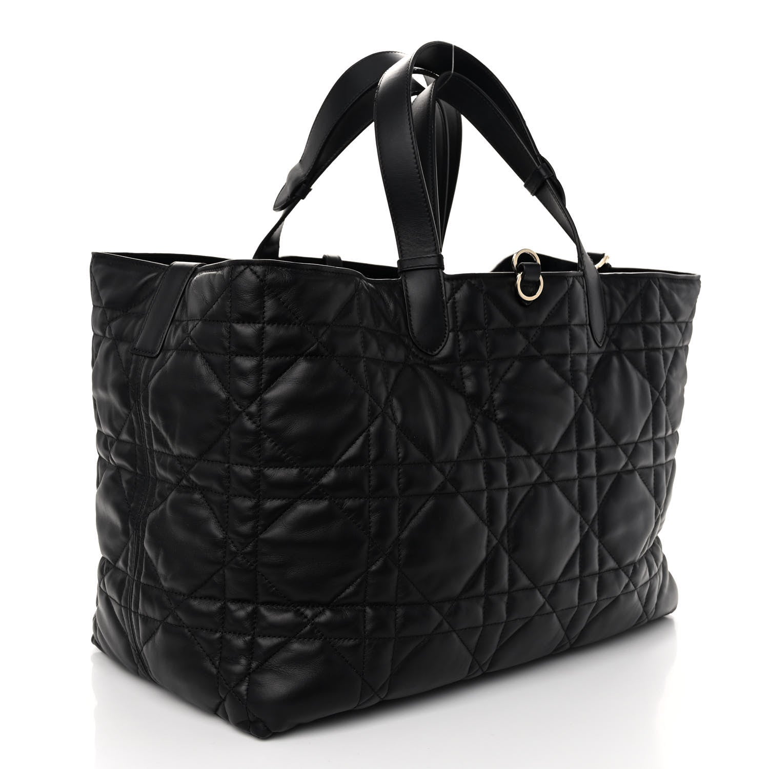 Christian Dior Calfskin Macrocannage Large Toujours Black 4 of 11