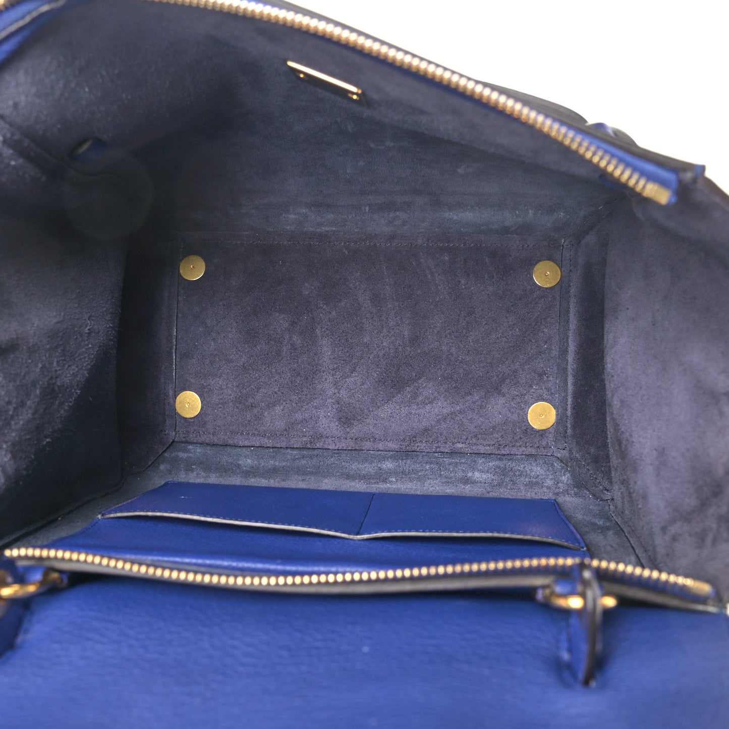 Grained Calfskin Mini Belt Bag Indigo